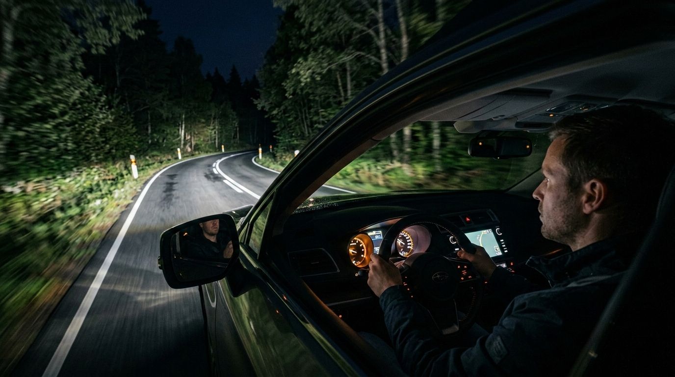 Technika jazdy i obserwacja otoczenia po zmroku