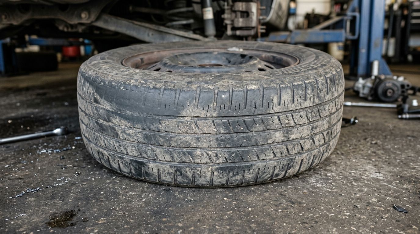 Nier&oacute;wnomierne zużycie opon